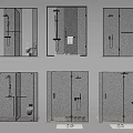 Various Modern Shower System Designs In Glass Enclosure Bathroom Interiors