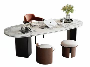 High-Quality 3D Desk Models for ArchViz Games and Visualization