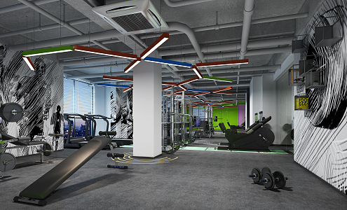 Gym 3d model