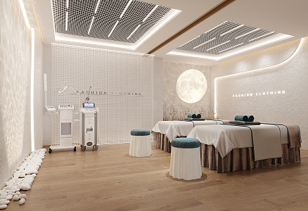 Quiet SPA beauty salon 3d model