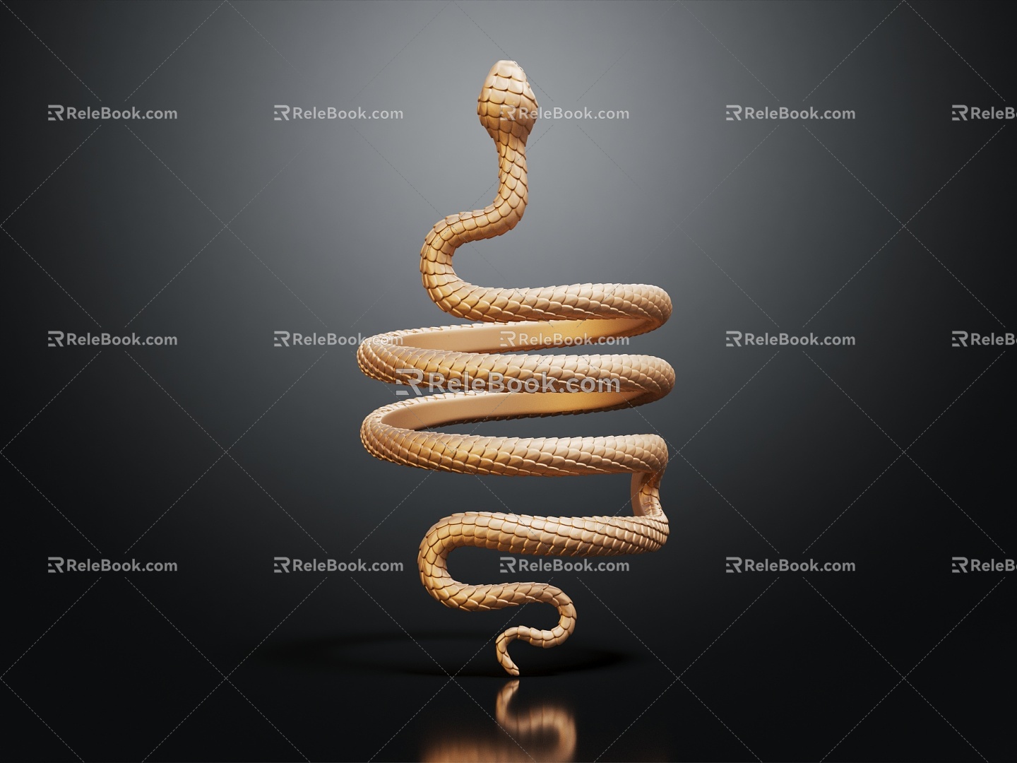 Modern Snake Cobra 3d model