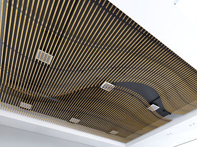 Modern Ceiling Special-shaped Ceiling Grille Ceiling Creative Ceiling model