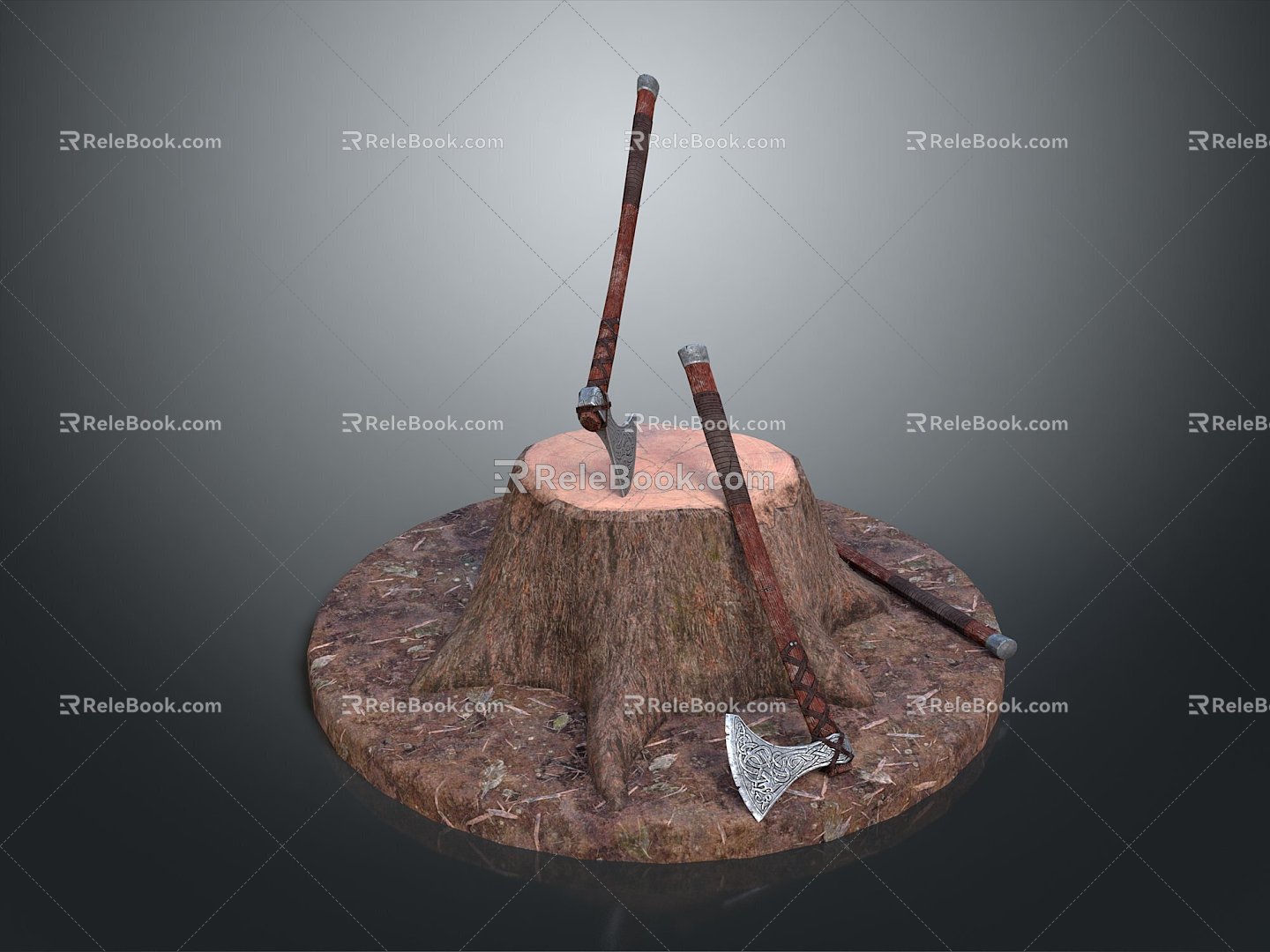 Tomahawk Axe Wooden Axe Handle Axe Mountain Axe Chopping Wood Axe Chopping Wood Axe Magic Axe 3d model