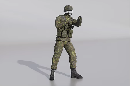 Infantry Soldier 3d model