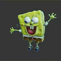 Spongebob Cartoon Spongebob Animation Spongebob Anime Spongebob Little Monster Little Monster 3d model