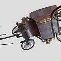 Modern carriage 3d model