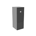 Stylish Black Double Door Refrigerator As Modern Kitchen Essential Appliance