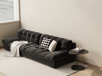 Modern double sofa 3d model