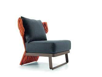 Modern single sofa 3d model
