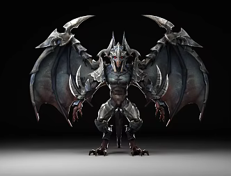 Monster Wing Magic Bat Monster Wings 3d model