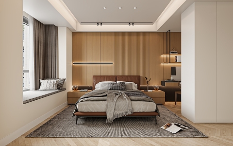 Modern Bedroom 3d model