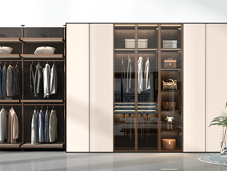 Modern wardrobe 3d model