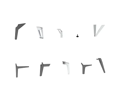 Common Furniture Foot Integration Furniture Sofa Foot Rapid Modeling 3d model