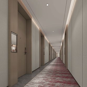 Corridor aisle 3d model