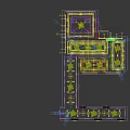 Traditional Chinese Clubhouse With Lotus Decor Wooden Walls Warm Lighting Murals And Reception Desk