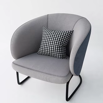 Modern Single Sofa 3d model