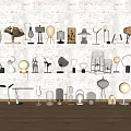 Table Lamp Combination New Chinese Style Table Lamp Chinese Style Table Lamp Modern Table Lamp Japanese Style Table Lamp 3d model