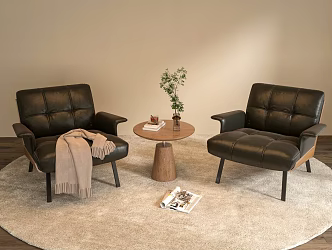 Modern leisure sofa 3d model