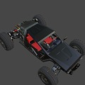 Sci-fi buggy 3d model