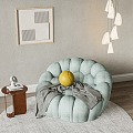 Modern Bubble Sofa Single Sofa Artistic Sayings 3d model