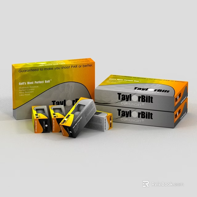 TaylorBin Perfect Fit Boxes With Colorful Packaging And Functional Design 3d model 