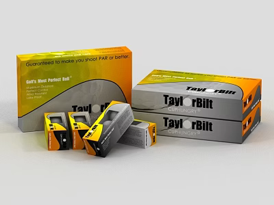 TaylorBin Perfect Fit Boxes With Colorful Packaging And Functional Design 3d model