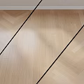 Wooden Floor Design Featuring Herringbone Pattern Straight Planks And Black Strips 3d model
