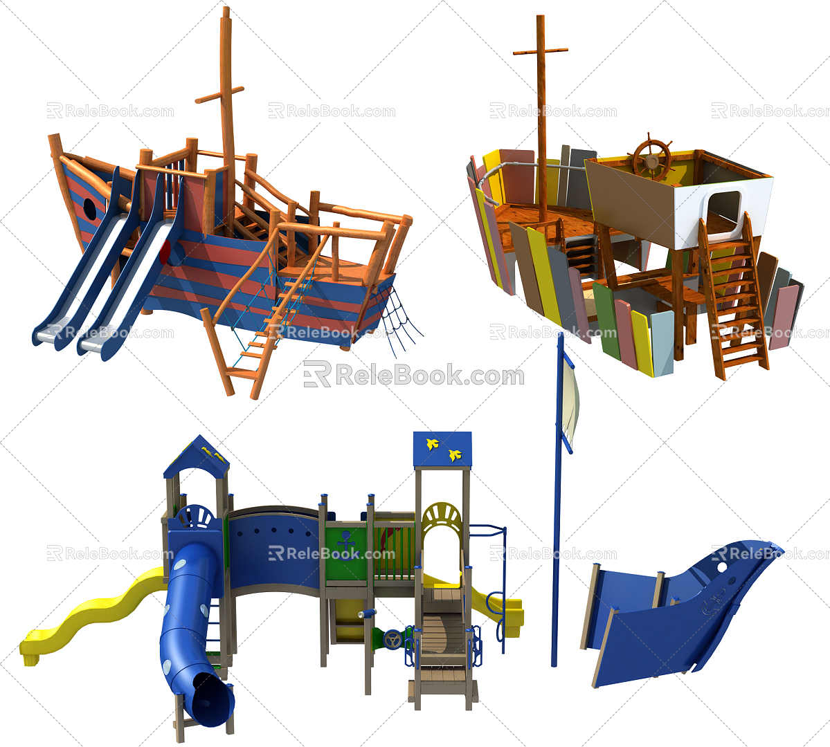 Modern Amusement Equipment model