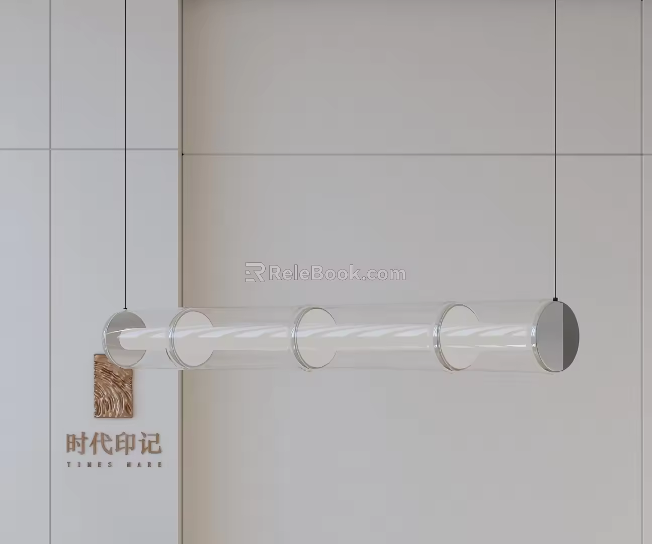 Modern chandelier 3d model