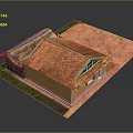 Detached Villa With Orange Tiled Roof And Yellow Exterior Walls Design