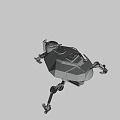 Tripod Mecha 3d model