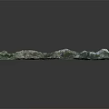 3D Terrain Model Displaying Mountain Ranges Valleys Green Vegetation And Natural Details