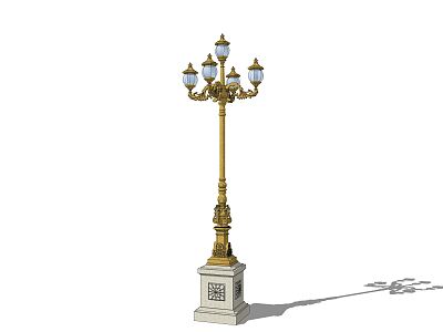 European street lamp landscape lamp model