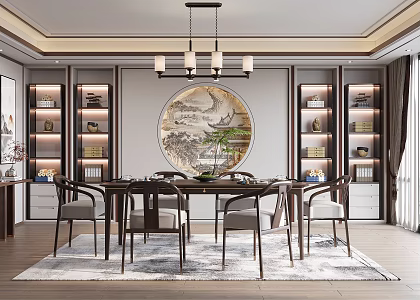 New Chinese Restaurant 3d model