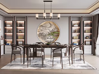 New Chinese Restaurant 3d model