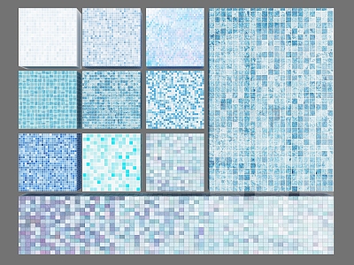 Modern Tile Mosaic 3d model