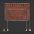 Industrial Storage Containers With Metal Frames Rectangular Bodies Sturdy Legs For Material Handling