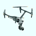 Advanced Professional Unmanned Aircraft With Multi Rotor Propellers And Mounted Camera