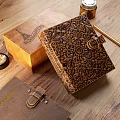 Modern Notebook distressed leather notebook 3d model