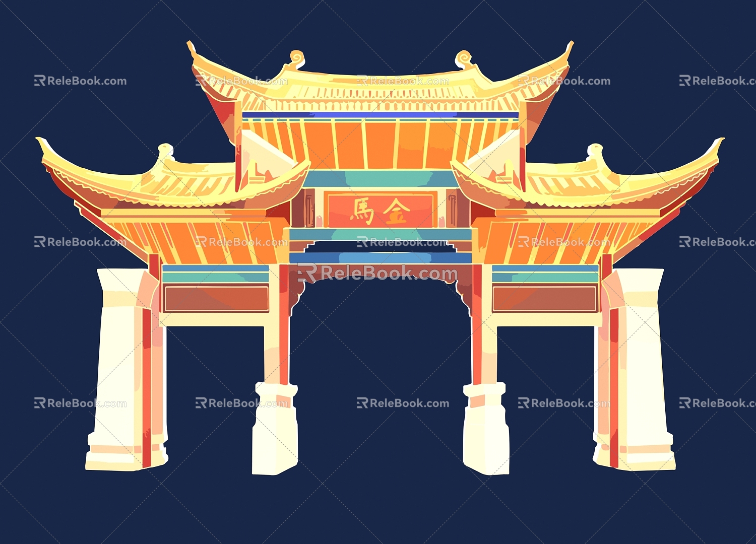 Architecture New Architecture National Tide Architecture Architecture Ancient Architecture Drum Tower Temple of Heaven Pagoda Zen Temple Buildings Temple 1 3d model