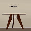 Modern Middle Ancient Dining Table Modern Middle Ancient Style Dining Table Wooden Dining Table Round Dining Table 3d model