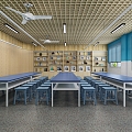 school classroom 3d model