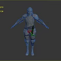 Silver Medieval Armor With Red Accents As Decorative Living Accessory