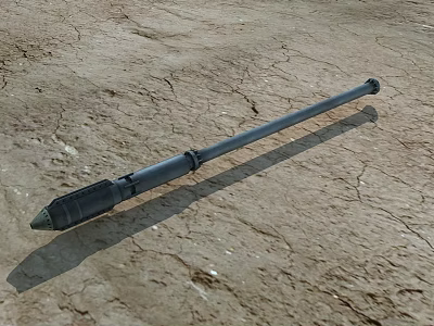 Vibrator vibrating rod stirring 3d model Vibrator vibrating rod stirring 3d model