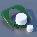Practical Household Product With Green Container And White Lids For Daily Use