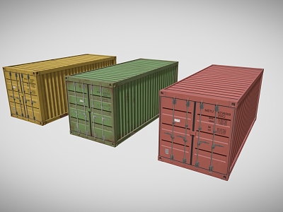 Container 3d model