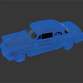 Rusted Vintage Classic Car with Old Retro Design and Weathered Exterior
