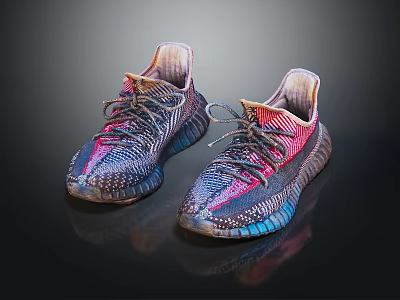 Modern sneaker Travel Shoes Coconut Shoes Mountaineering Shoes 3d model