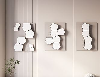 Modern Wall Decoration 3d model