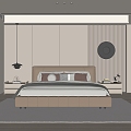 Modern Bedroom 3d model